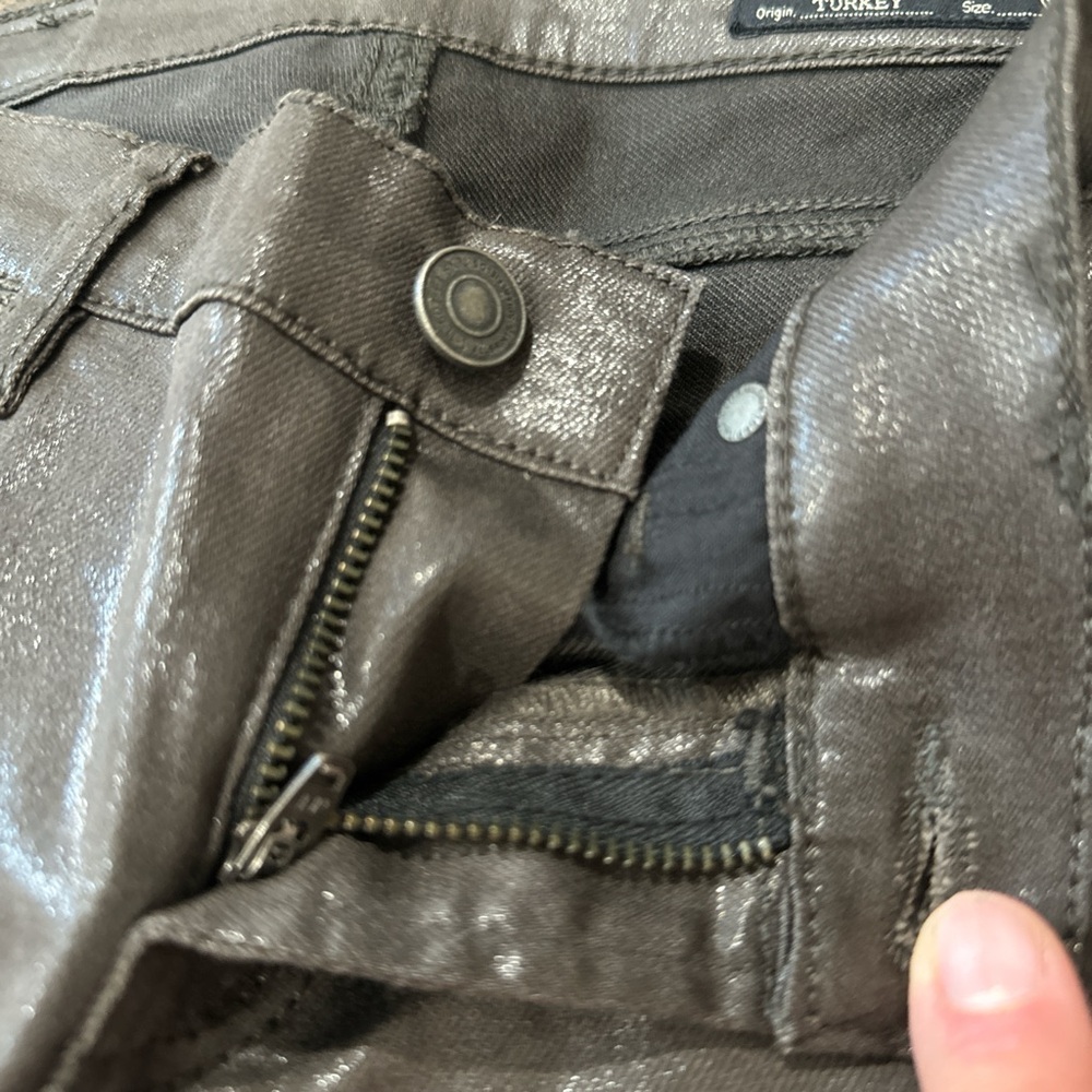 AllSaints Metallic Jeans - Picture 3 of 4